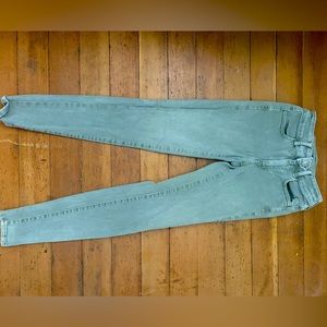 American eagle green skinny jeans